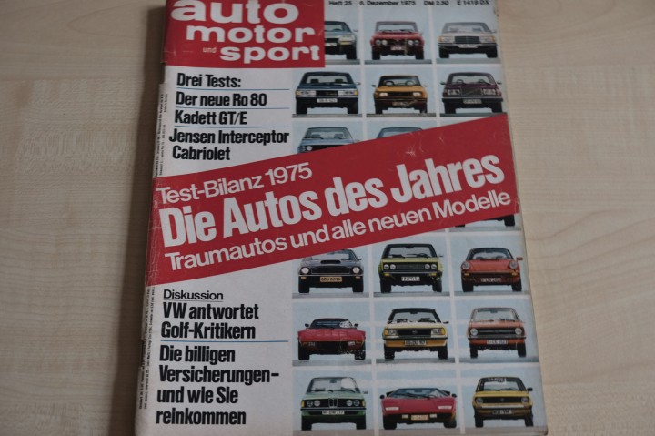 Auto Motor und Sport 25/1975